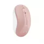Ratón óptico inalámbrico RF NATEC Toucan Office — Ambidiestro, 1600 DPI, 3 botones, rueda, blanco/rosa