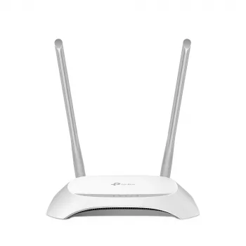 Router WLAN TP-Link TL-WR850N Fast Ethernet Banda única (2,4 GHz) Gris, Blanco