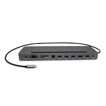 Estación de acoplamiento ergonómica de metal USB-C 4K 3x Display i-tec + Power Delivery 85 W