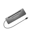 Estación de acoplamiento ergonómica de metal USB-C 4K 3x Display i-tec + Power Delivery 85 W