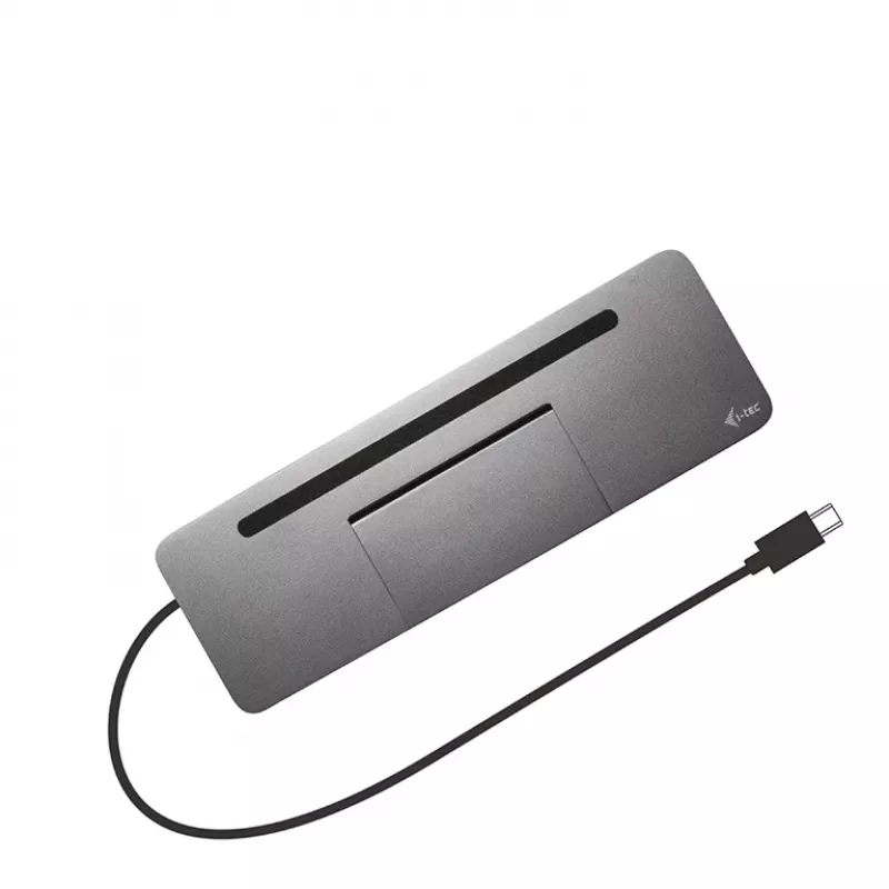 Estación de acoplamiento ergonómica de metal USB-C 4K 3x Display i-tec + Power Delivery 85 W