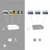 Estación de acoplamiento ergonómica de metal USB-C 4K 3x Display i-tec + Power Delivery 85 W