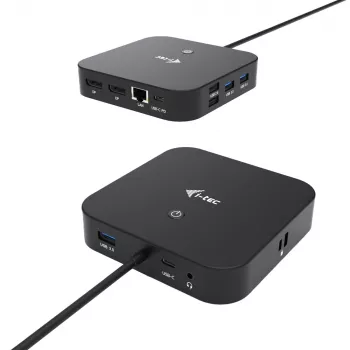 Estación de acoplamiento USB-C doble pantalla i-tec con Power Delivery 100 W