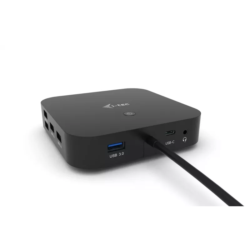 Estación de acoplamiento USB-C doble pantalla i-tec con Power Delivery 100 W