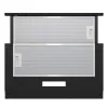 Campana extractora Gorenje TH60E3B de instalación inferior (extraíble) negra 350 m³/h