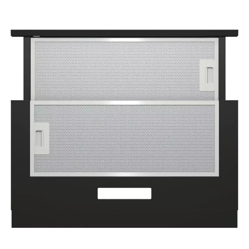 Campana extractora Gorenje TH60E3B de instalación inferior (extraíble) negra 350 m³/h