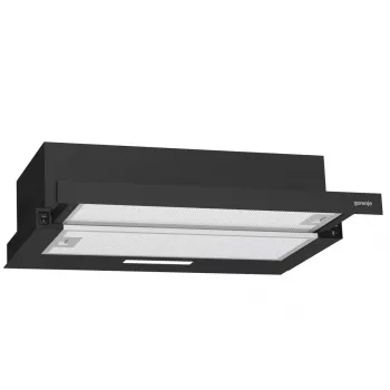 Campana extractora Gorenje TH60E3B de instalación inferior (extraíble) negra 350 m³/h