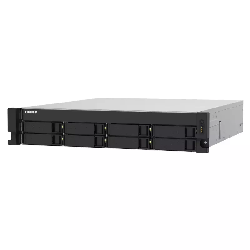 QNAP TS-832PXU NAS Rack (2U) Annapurna Labs AL324 4 GB DDR4 0 TB QNAP Turbo System aluminio, negro
