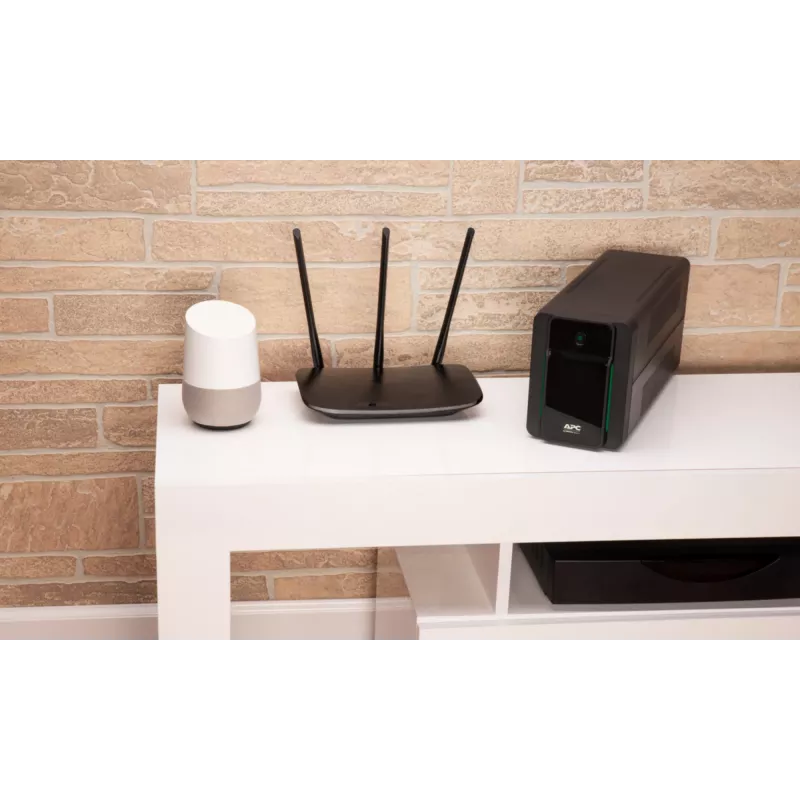 APC Back-UPS BX750MI-FR SAI line-interactive 750 VA 410 W, AVR, 230 V, 3 tomas francesas, USB, negro