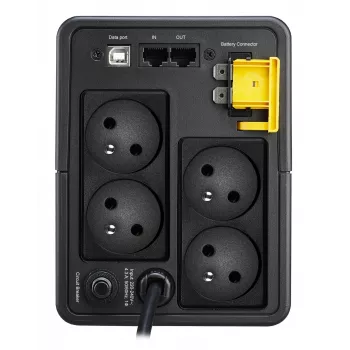 APC Back-UPS, 950VA, torre, 230V, 4 tomas CEE 7/5 Schuko francesas, AVR