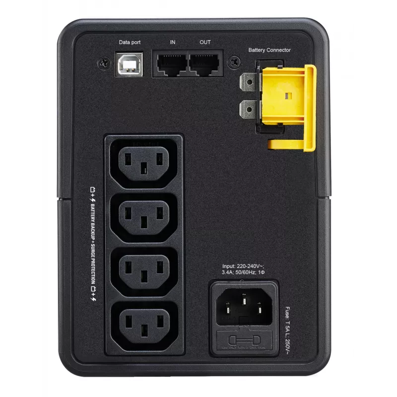 APC Back-UPS BX750MI - 750VA, 4x C13, USB, Line-Interactive, 0.75 kVA, 410 W, senoidal, 140 V, 300 V