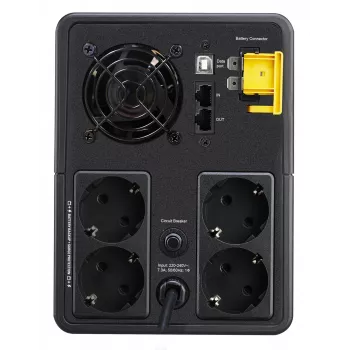 APC Back-UPS, 1600VA, torre, 230V, 4 tomas CEE 7/7 Schuko, AVR