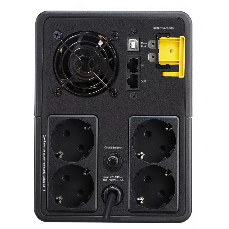 APC Back-UPS, 2200VA, torre, 230V, 4 tomas CEE 7/7 Schuko, AVR