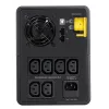 APC Back-UPS, 1600VA, torre, 230V, 6 salidas IEC C13, AVR, Line-Interactive, 1,6 kVA, 900 W, senoidal, 140 V, 300 V