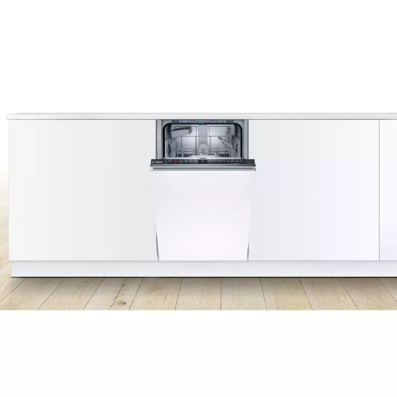 Lavavajillas integrable Bosch Serie 2 SPV2IKX10E, estrecho 45 cm, 9 cubiertos, 48 dB, 5 programas, cuba interior de acero inoxidable