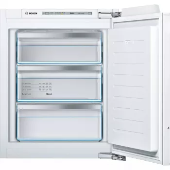 Congelador integrable Bosch Serie 6 GIV11AFE0 — 72 l, control táctil, pantalla LED, puerta reversible, 36 dB