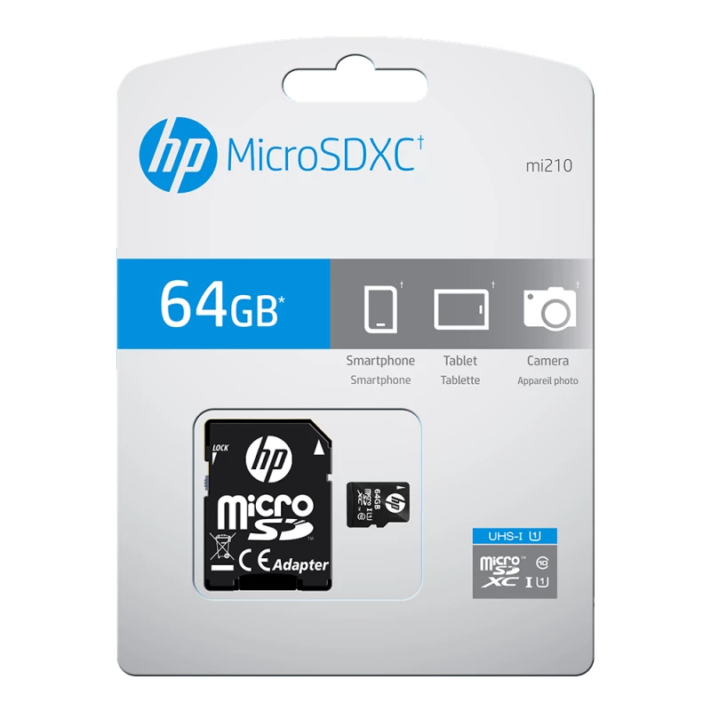 HP SDU64GBXC10HP-EF tarjeta de memoria 64 GB MicroSDXC UHS-I Class 10