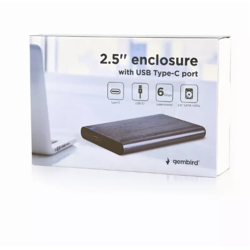 GEMBIRD Caja para disco duro SATA de 2,5