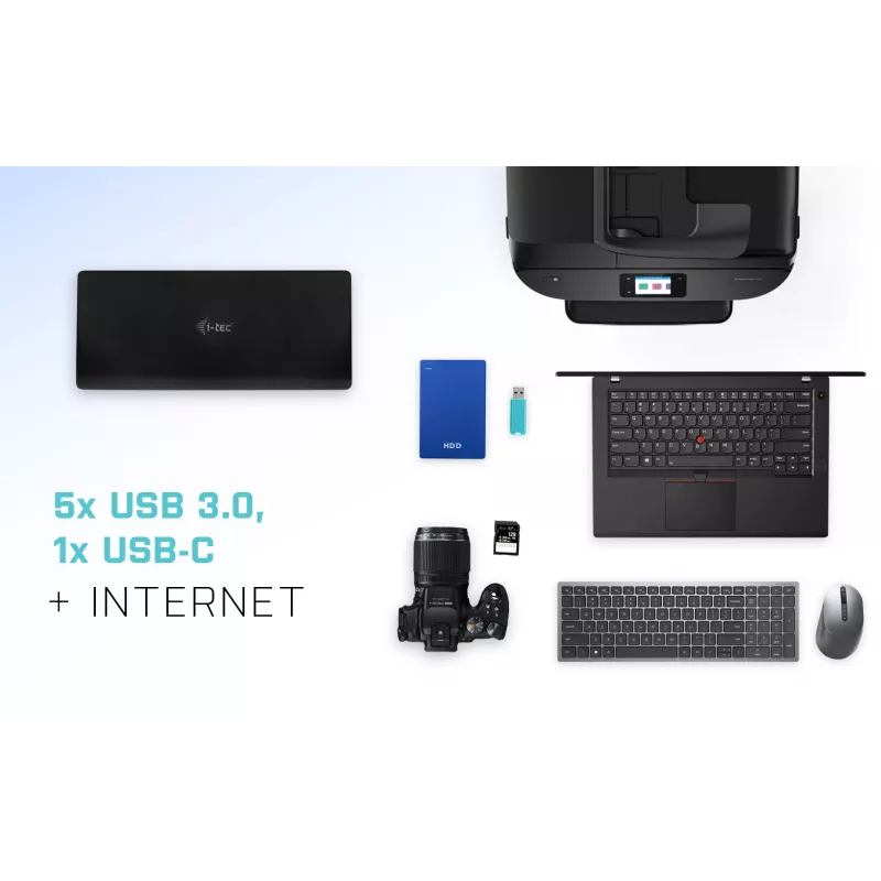 Docking Station i-tec USB-C Quattro Display Docking Station con Power Delivery 85 W