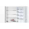 Combinación frigorífico-congelador integrable Bosch Serie 6 KIS86AFE0, 266 L total, 192 L frigorífico, 74 L congelador abajo, control táctil, puerta reversible
