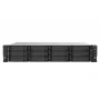 QNAP TS-1273AU-RP-8G Servidor NAS/Storage Rack (2U) Ryzen Embedded V1500B 8 GB DDR4 0 TB QNAP QTS Aluminio, Negro