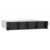 QNAP TS-1273AU-RP-8G Servidor NAS/Storage Rack (2U) Ryzen Embedded V1500B 8 GB DDR4 0 TB QNAP QTS Aluminio, Negro