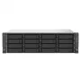 QNAP TS-1673AU-RP-16G Servidor NAS/Storage Rack (3U) Ryzen Embedded V1500B 16 GB DDR4 0 TB QNAP QTS Negro, Gris
