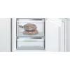 Combinación frigorífico-congelador integrable Bosch Serie 6 KIS87AFE0, 272 L total, 209 L frigorífico, 63 L congelador abajo, blanco, puerta reversible
