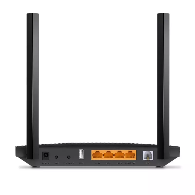 TP-Link Archer AC1200 MU-MIMO Router módem inalámbrico VDSL/ADSL, Negro