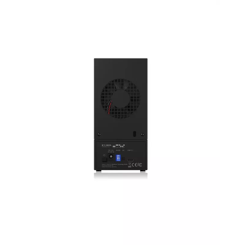 ICY BOX IB-RD3621-C31 Array de discos 0 TB Sobremesa Negro