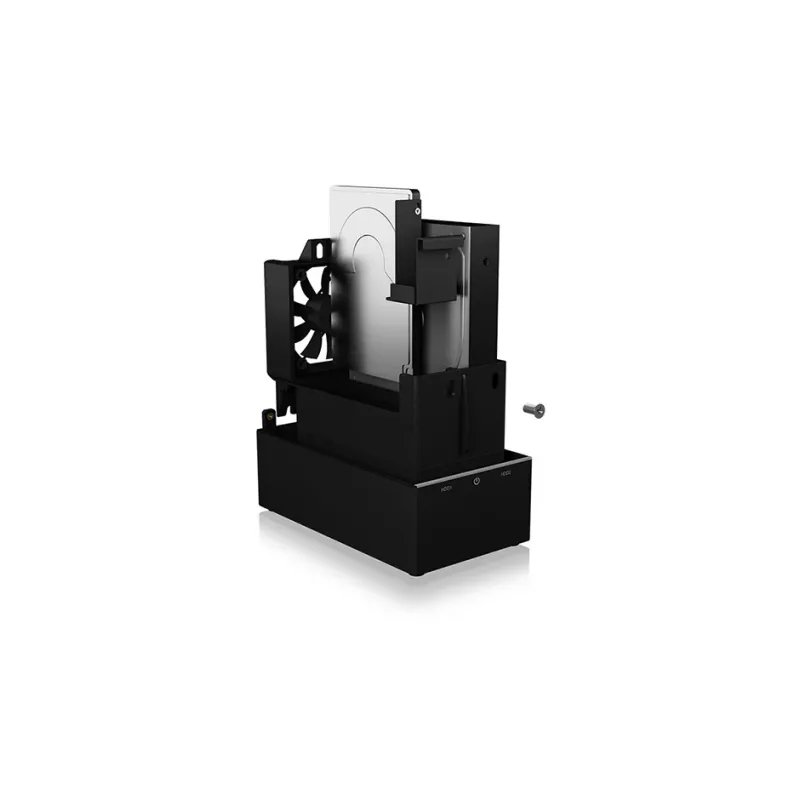 ICY BOX IB-RD3621-C31 Array de discos 0 TB Sobremesa Negro