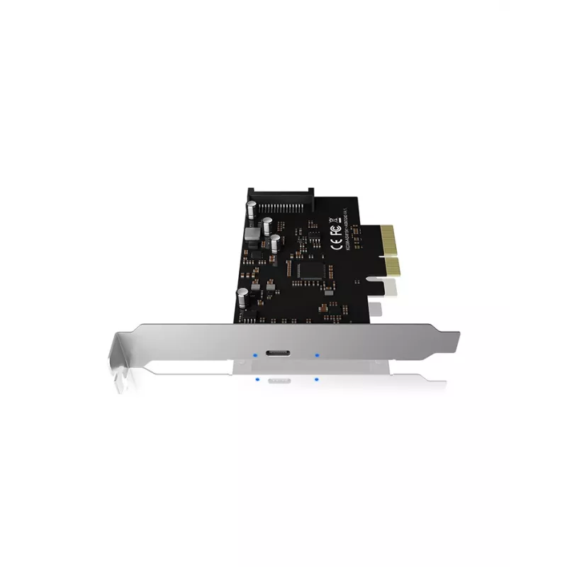 ICY BOX IB-PCI1901-C32 tarjeta controladora PCIe 3.0 x4, 1x USB-C 3.2 Gen 2x2, negra