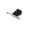 ICY BOX IB-PCI1901-C32 tarjeta controladora PCIe 3.0 x4, 1x USB-C 3.2 Gen 2x2, negra
