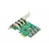 DIGITUS Tarjeta de expansión USB PCIe USB 3.0, 4 puertos A/H, chipset: VL805, autoalimentada