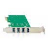 DIGITUS Tarjeta de expansión USB PCIe USB 3.0, 4 puertos A/H, chipset: VL805, autoalimentada