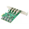 DIGITUS Tarjeta de expansión USB PCIe USB 3.0, 4 puertos A/H, chipset: VL805, autoalimentada