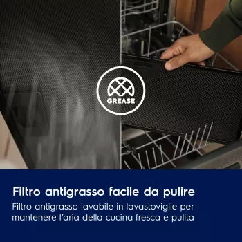 Electrolux LFU216X Bajo encimera Acero inoxidable, Plata 272 m³/h