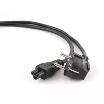 Cable de alimentación GEMBIRD PC-186-ML12-1M — 1 m, CEE7/7 (conector macho) a conector hembra C5, negro