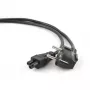 Cable de alimentación GEMBIRD PC-186-ML12-1M — 1 m, CEE7/7 (conector macho) a conector hembra C5, negro