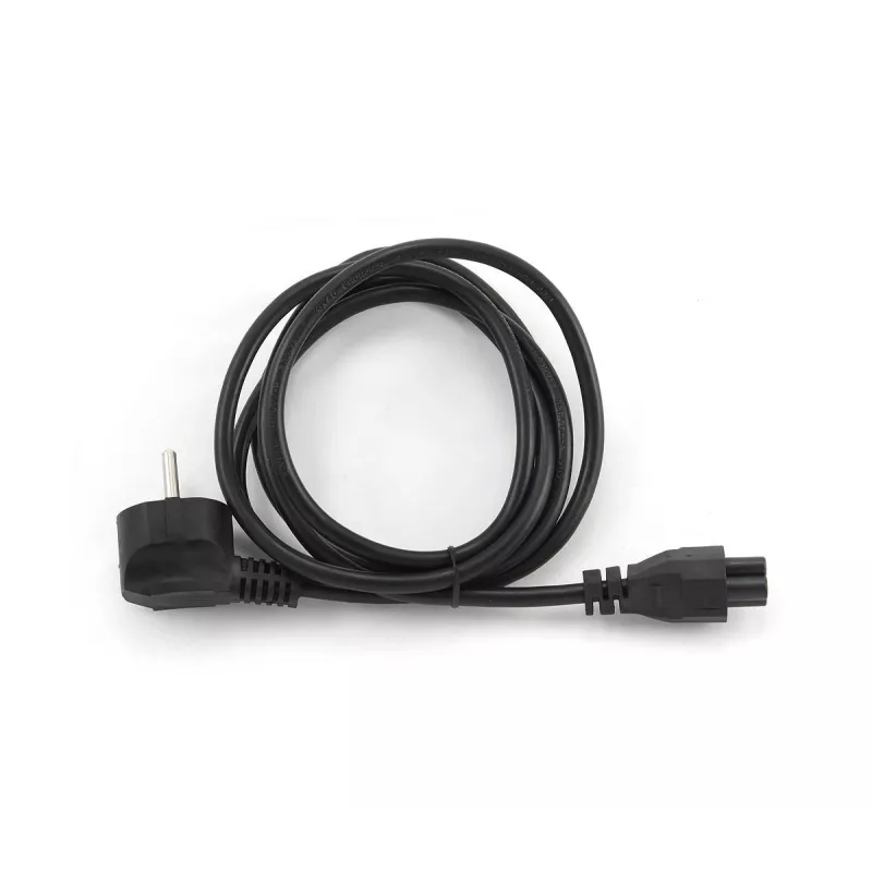 Cable de alimentación GEMBIRD PC-186-ML12-1M — 1 m, CEE7/7 (conector macho) a conector hembra C5, negro