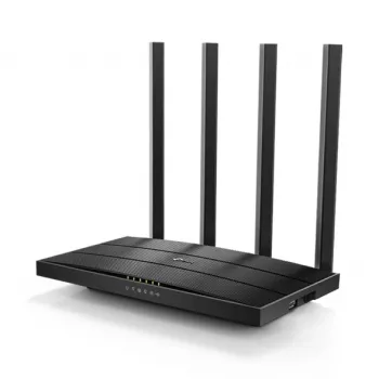Router wifi TP-Link Archer C6U Gigabit Ethernet dual band (2,4 GHz / 5 GHz) negro
