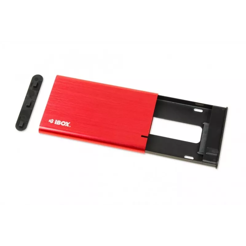 Carcasa para HDD/SSD IBOX HD-05 roja 2,5
