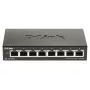 D-Link DGS-1100-08V2 Managed L2 Gigabit Ethernet (10/100/1000) negro