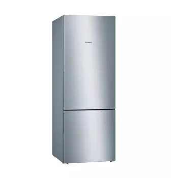 Frigorífico combi Bosch Serie 4 KGV58VLEAS, independiente, 503 L total (377 L frigorífico / 126 L congelador), acero inoxidable