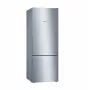 Bosch KGV58VLEAS frigorífico combi XXL de libre instalación, congelador inferior, frigorífico 376 l / congelador 124 l, Low Frost, clase energética E, 191×70×77 cm, acero inoxidable
