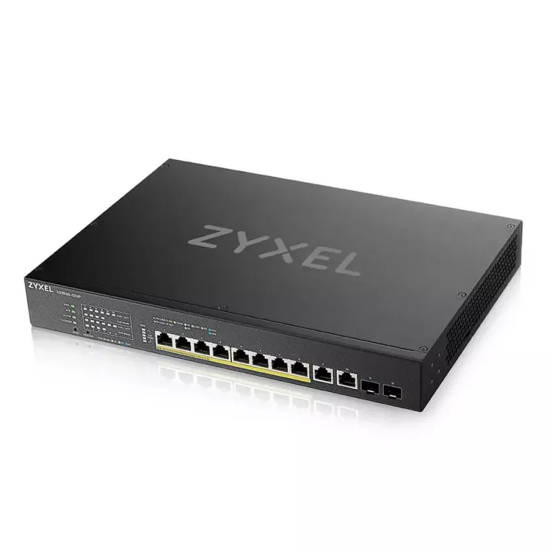 Zyxel XS1930-12HP-ZZ0101F Switch de red gestionado L3 10G Ethernet (100/1000/10000) Power over Ethernet (PoE) negro