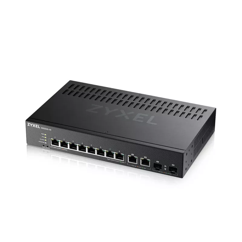 Zyxel GS2220-10-EU0101F Switch de red gestionado L2 Gigabit Ethernet (10/100/1000) negro