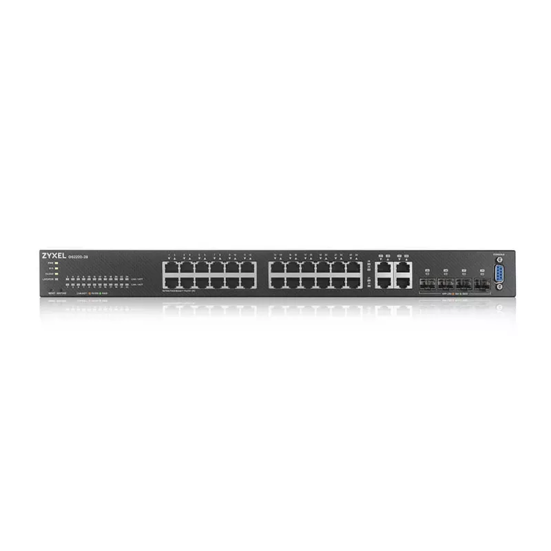 Zyxel GS2220-28-EU0101F Switch de red gestionado L2 Gigabit Ethernet (10/100/1000) negro