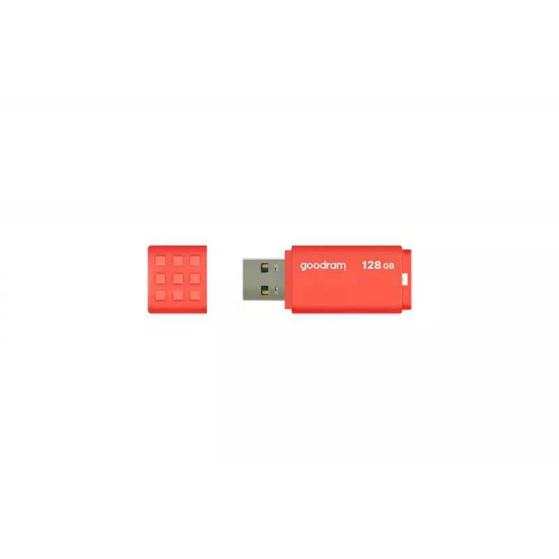USB-Stick GOODRAM UME3 128 GB USB Type-A 3.2 Gen 1, naranja, sin tapa, 60/20 MB/s