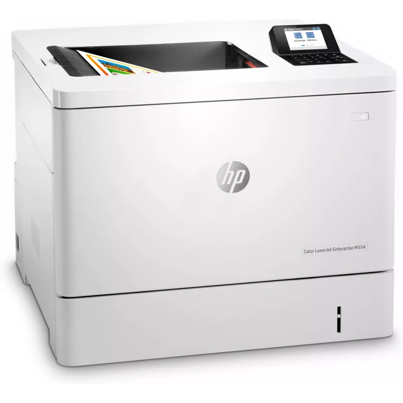 HP Color LaserJet Enterprise M554dn Impresora, láser, color, 1200 x 1200 DPI, A4, 33 ppm, impresión a doble cara